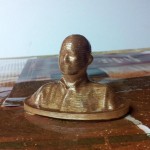 Model Printed and Painted Bronze