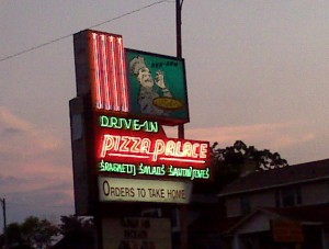 Pizza Palace Sign